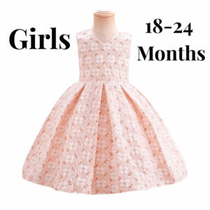 Easter Dress Girls 18-24 months formal flower girl party dresses floral